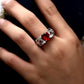 July Ruby Birthstone Ring