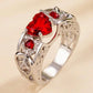 July Ruby Birthstone Ring