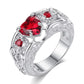 July Ruby Birthstone Ring