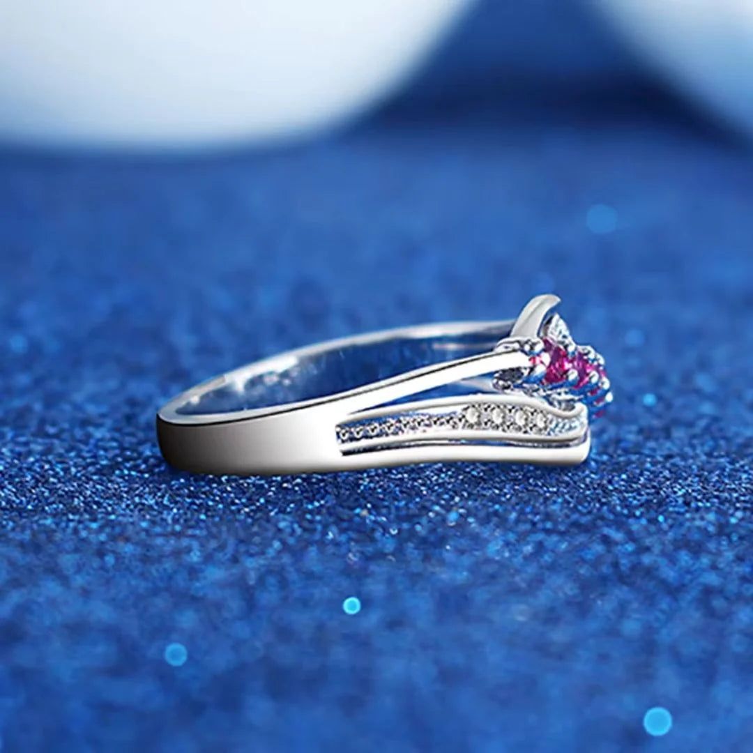 July Ruby Birthstone Ring