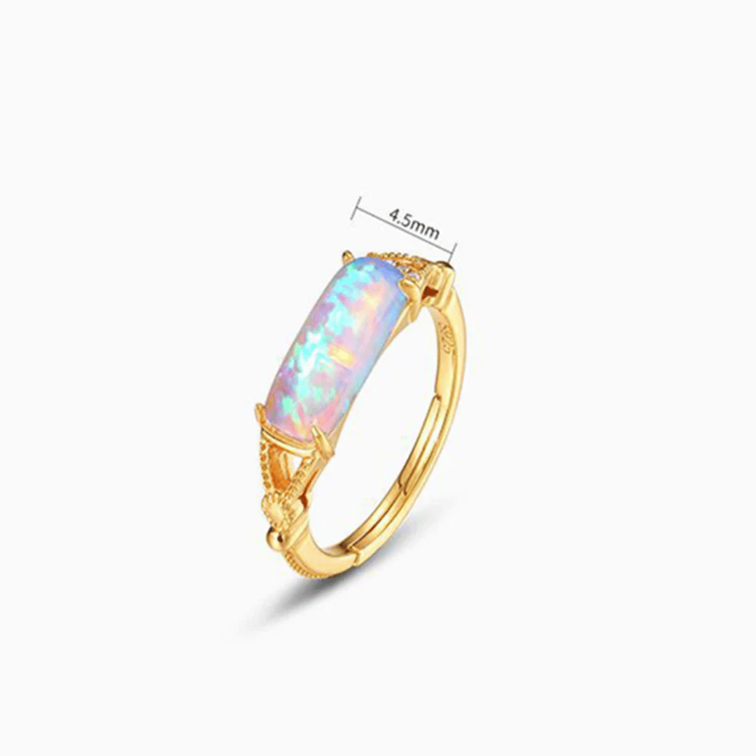 June Moonstone Birthstone Ring