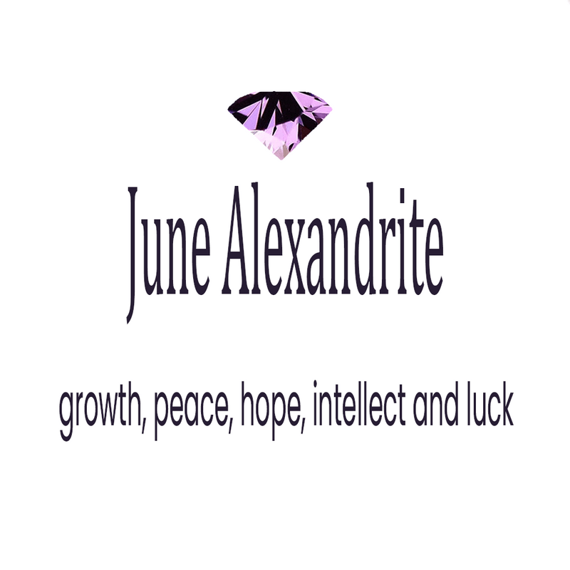 June Alexandrite Birthstone Ring - Birthmonth Deals