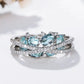 March Aquamarine Birthstone Ring