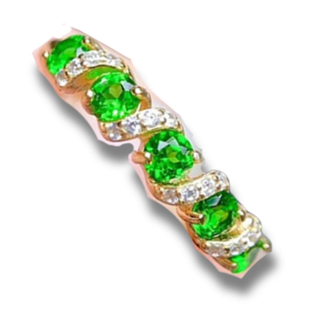 May Emerald Birthstone Ring