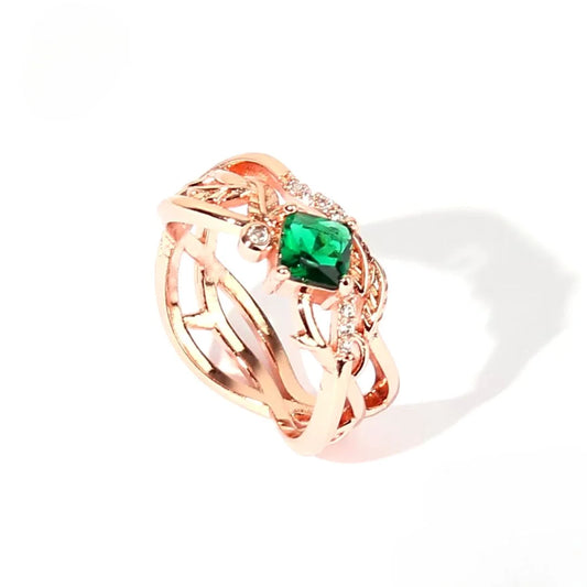 May Emerald Birthstone Ring