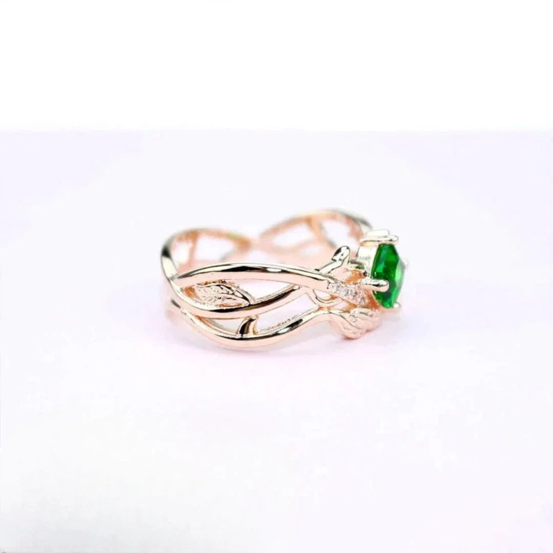 May Emerald Birthstone Ring