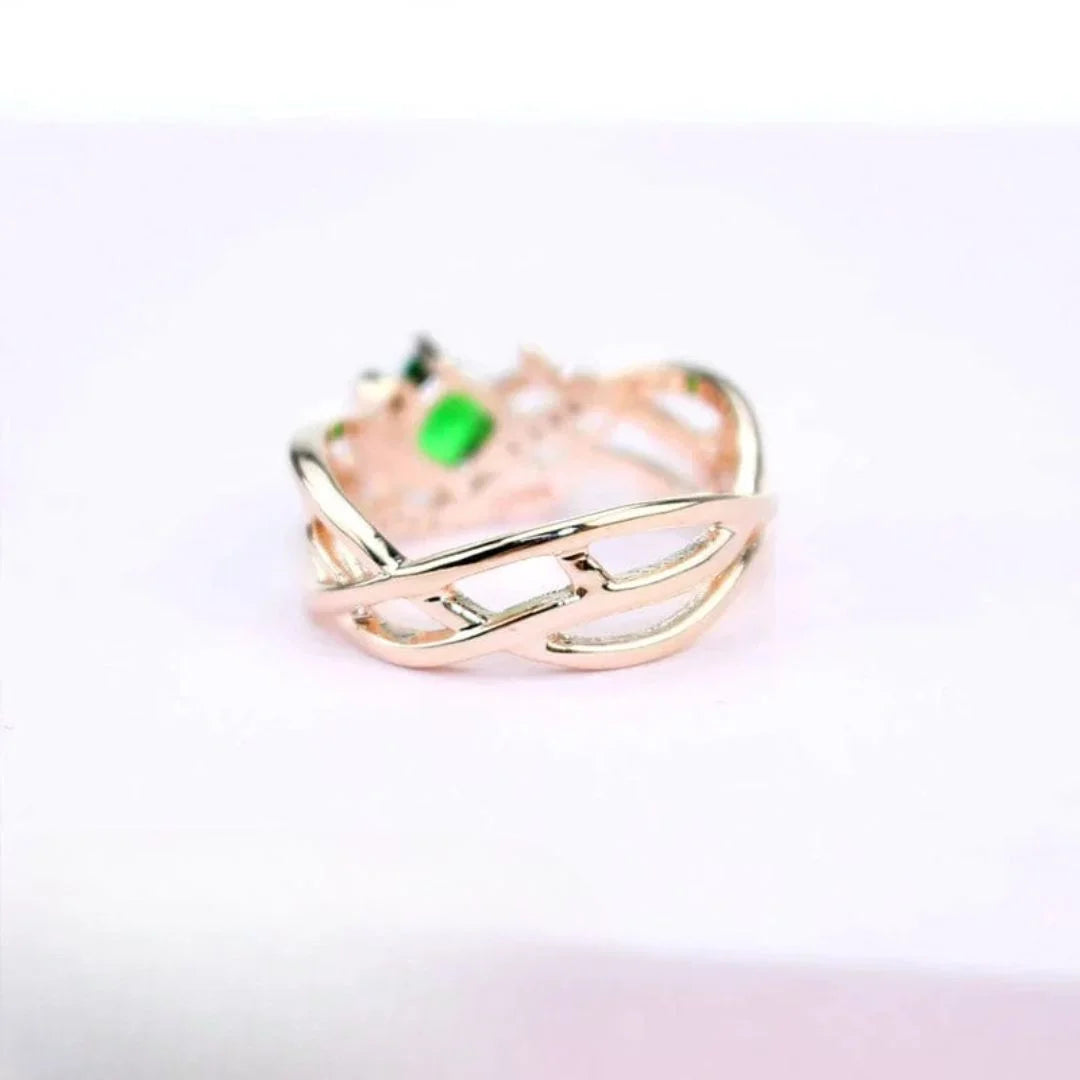 May Emerald Birthstone Ring