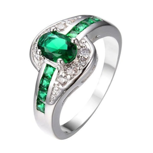 May Emerald Birthstone Ring