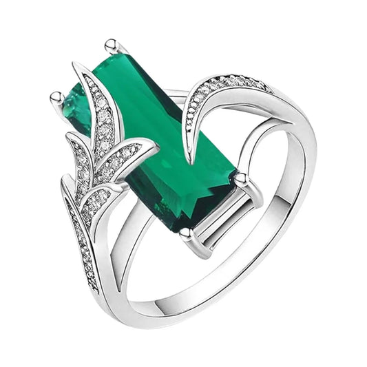 May Emerald Birthstone Ring