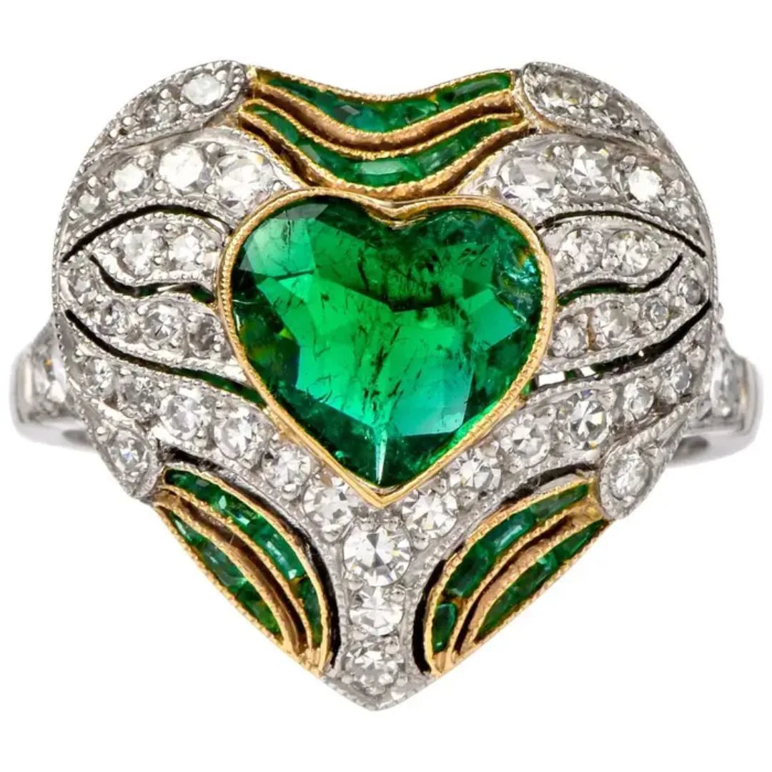 May Emerald Birthstone Ring