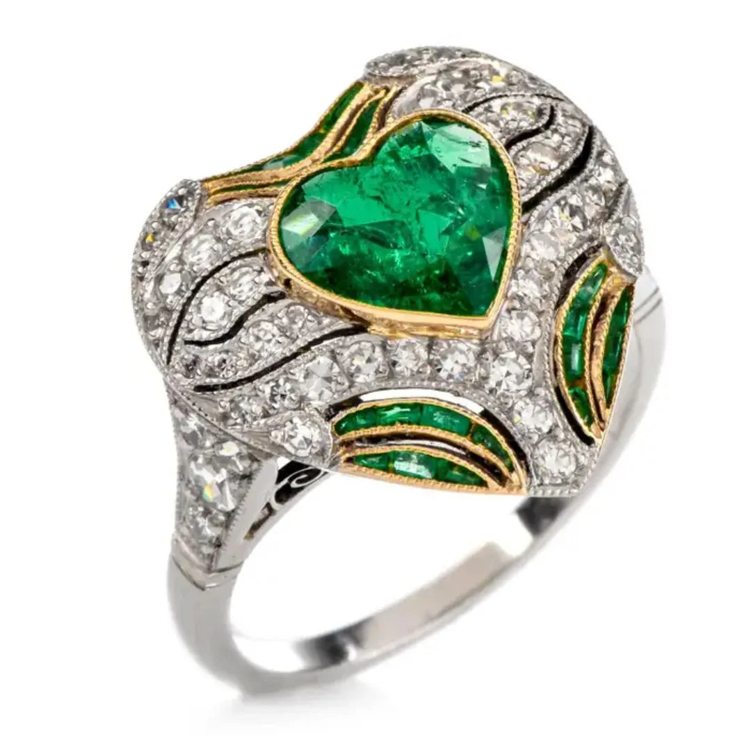 May Emerald Birthstone Ring