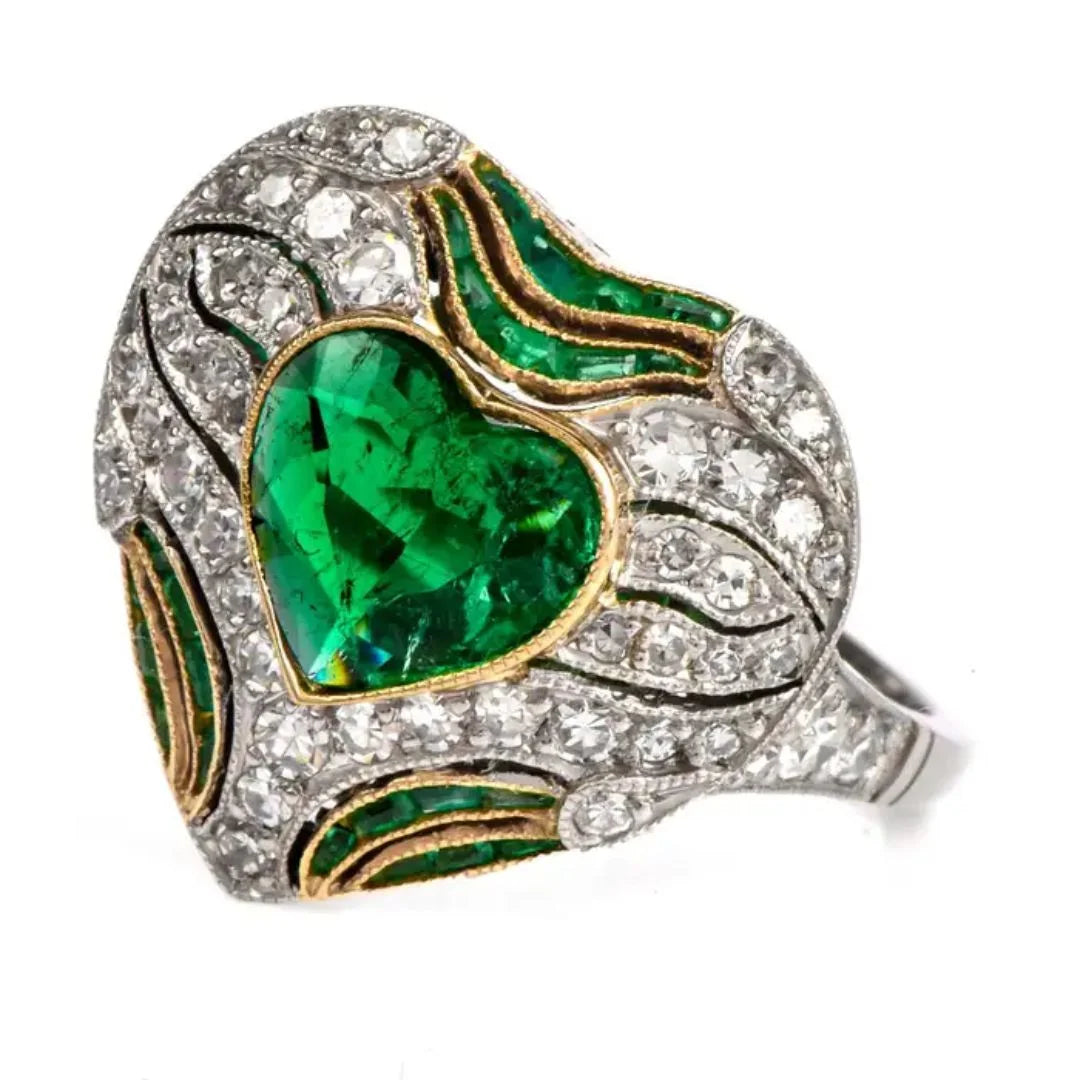 May Emerald Birthstone Ring