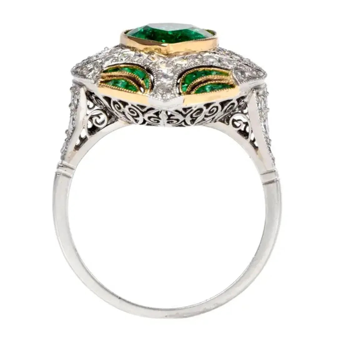 May Emerald Birthstone Ring