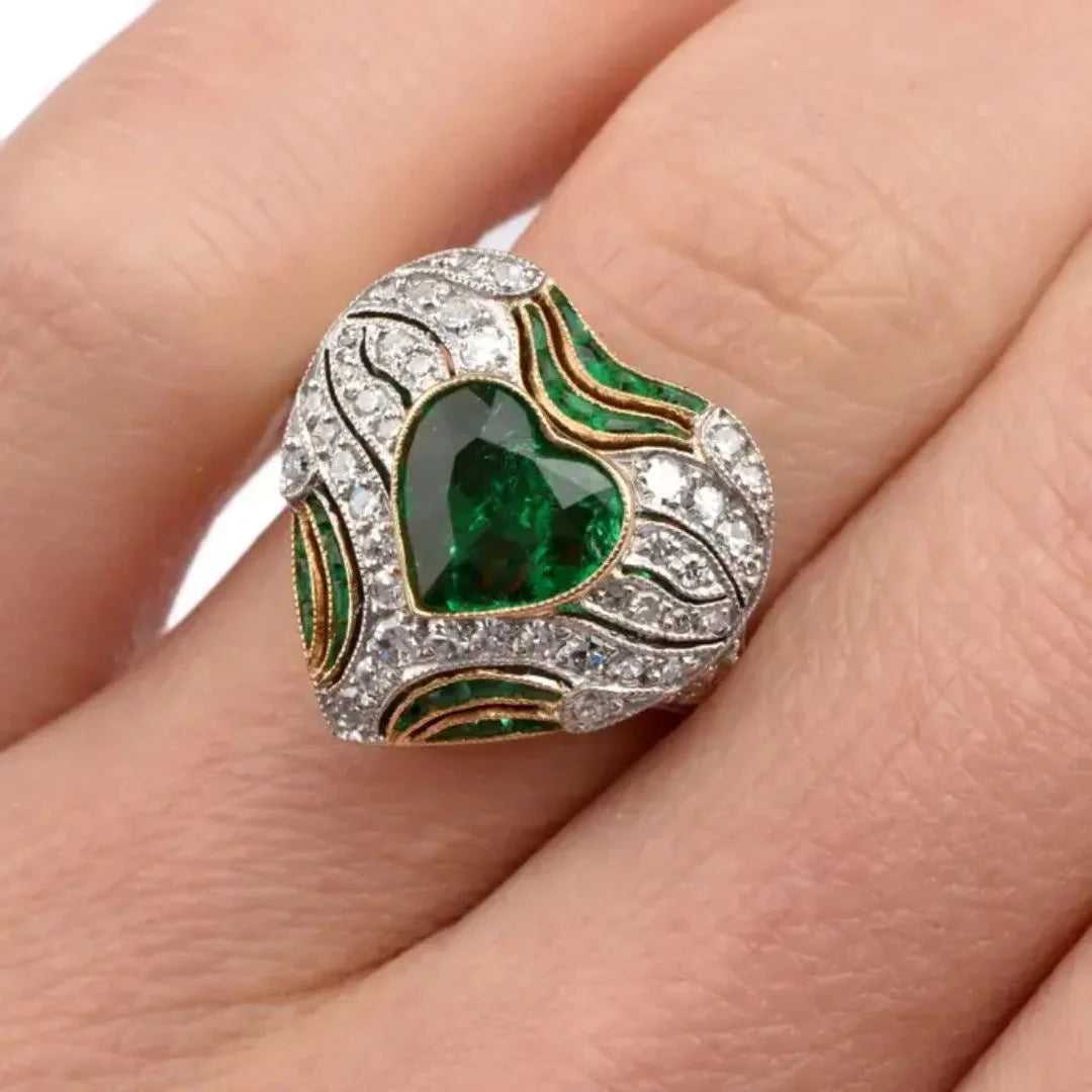 May Emerald Birthstone Ring