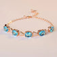 March Aquamarine Birthstone Bracelet