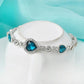 March Aquamarine Birthstone Bracelet