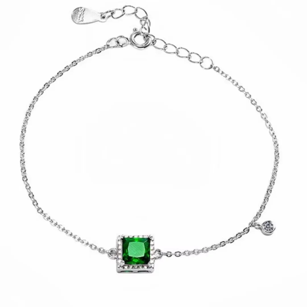 May Emerald Birthstone Bracelet