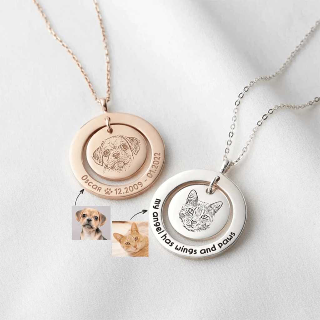 PERSONALIZED MY PET ANGEL NECKLACE