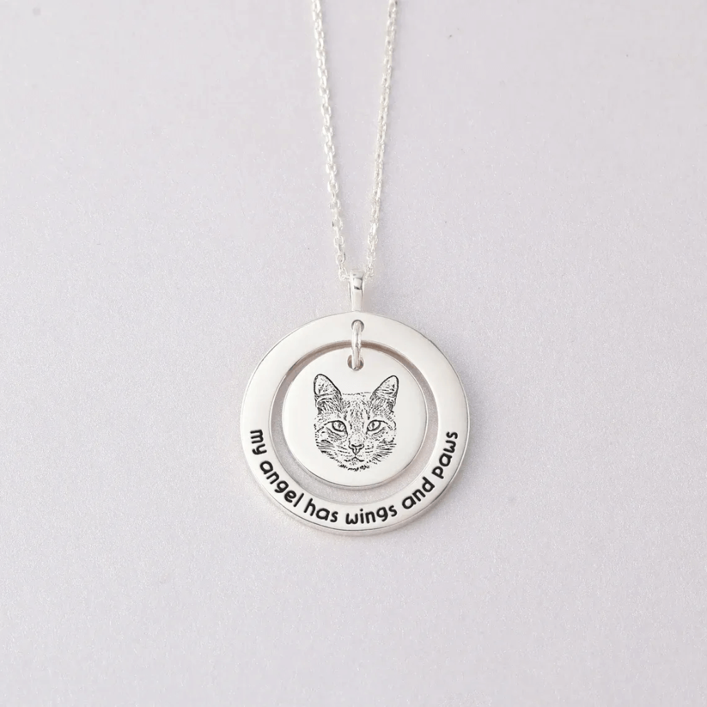 PERSONALIZED MY PET ANGEL NECKLACE