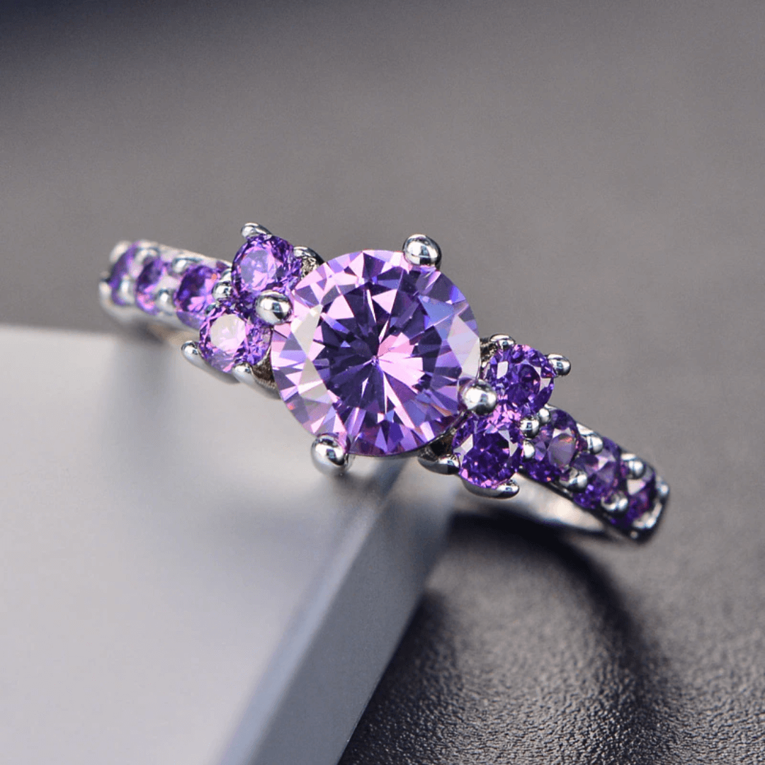 June Alexandrite Birthstone Ring