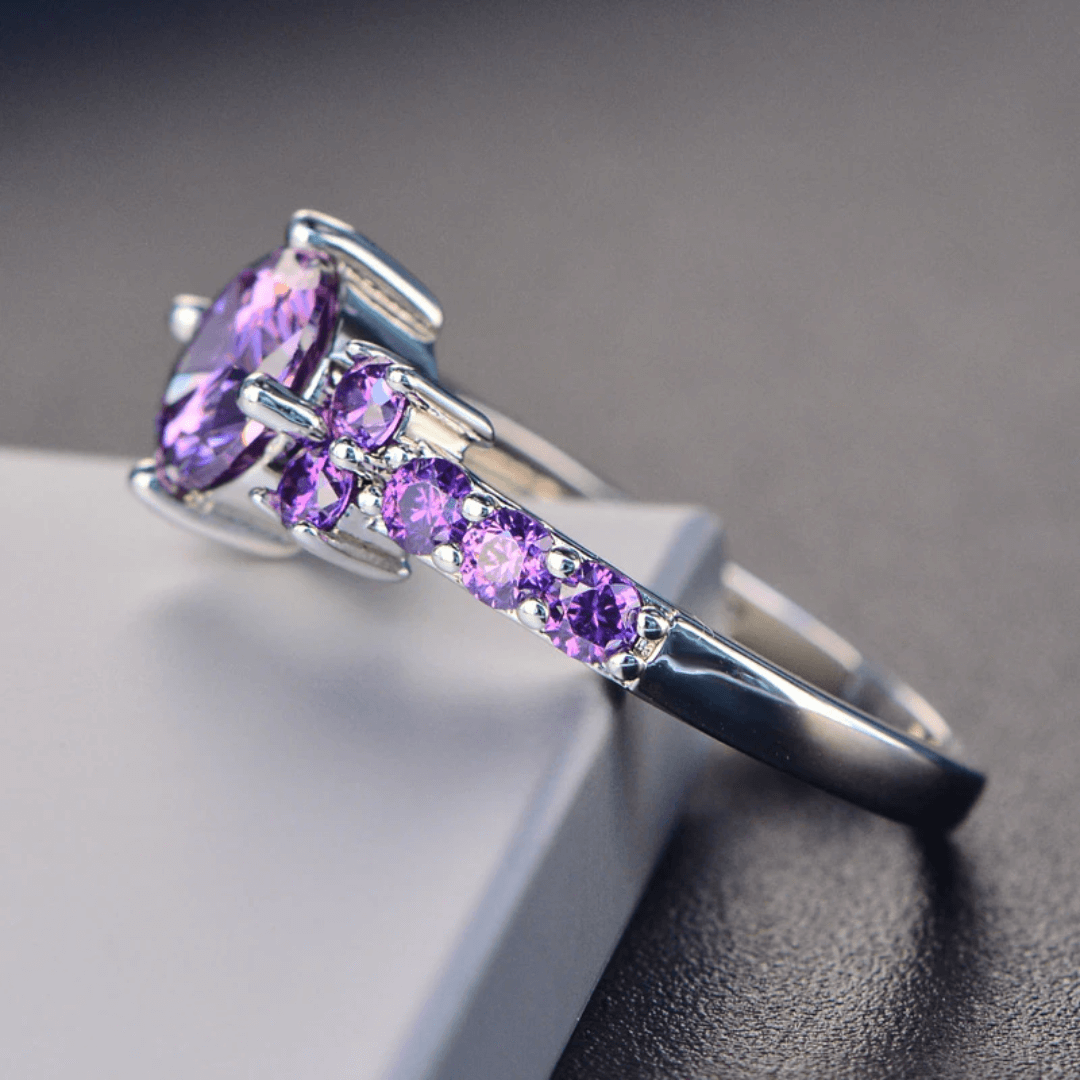 June Alexandrite Birthstone Ring