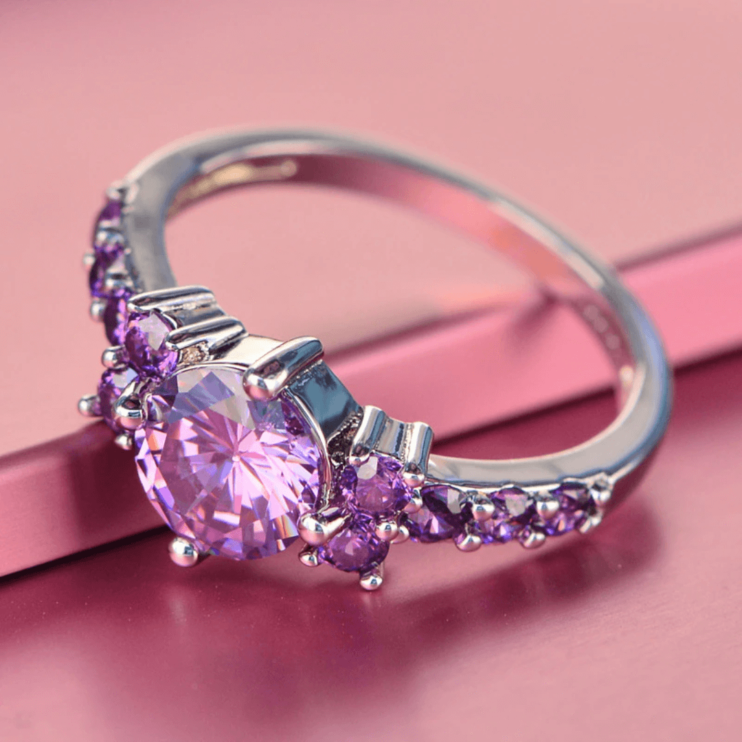 June Alexandrite Birthstone Ring