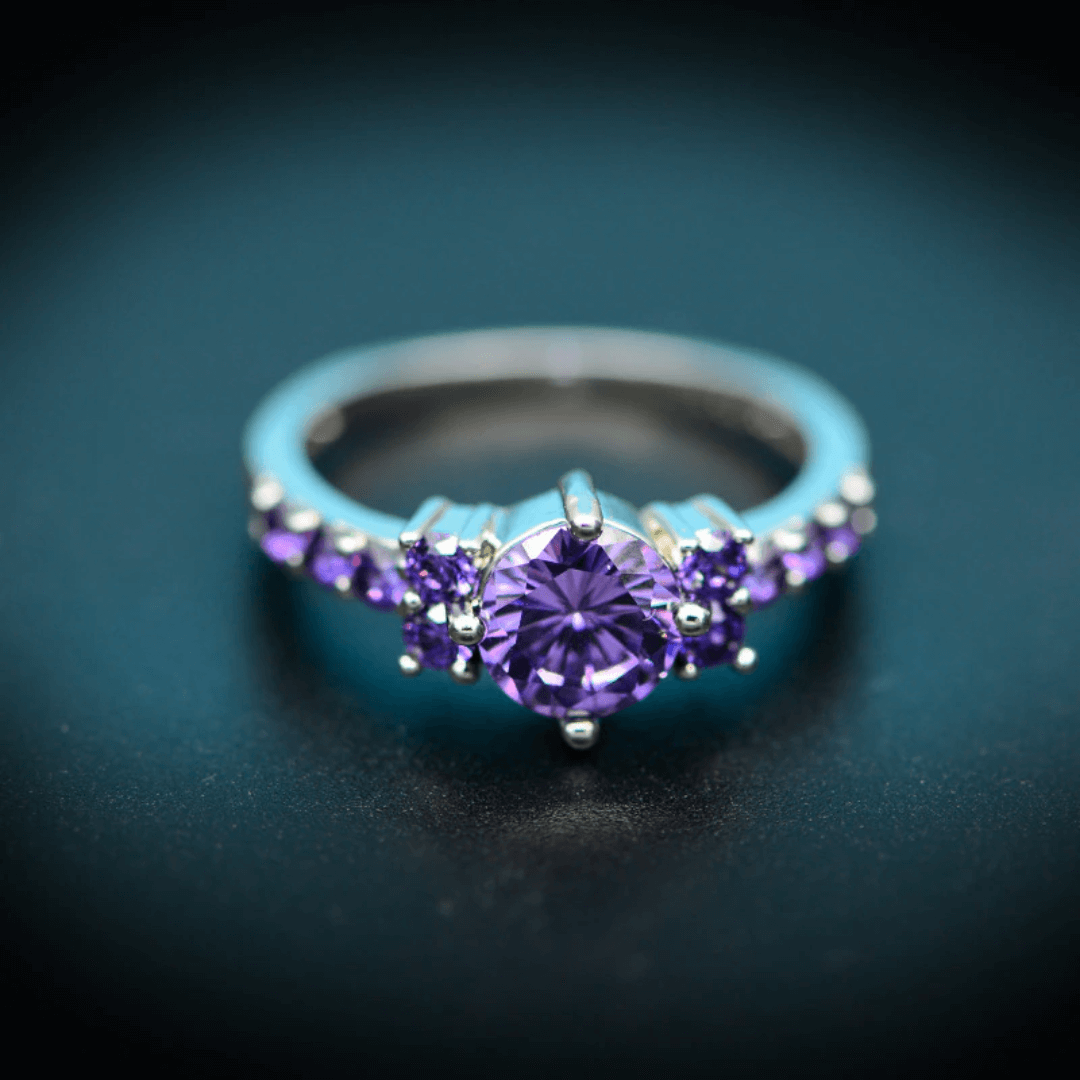 June Alexandrite Birthstone Ring