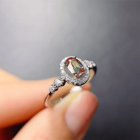 June Alexandrite Birthstone Ring