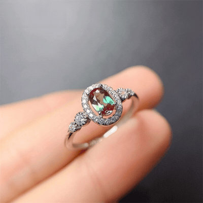 June Alexandrite Birthstone Ring