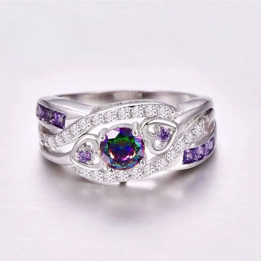 June Alexandrite Birthstone Ring