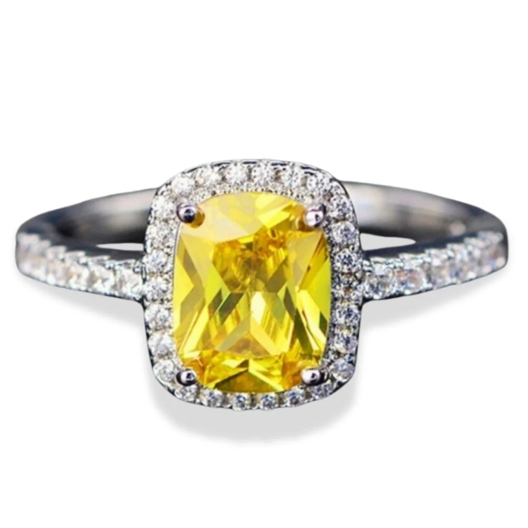 Timeless November Citrine Birthstone Ring