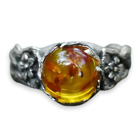 November Citrine Birthstone Ring