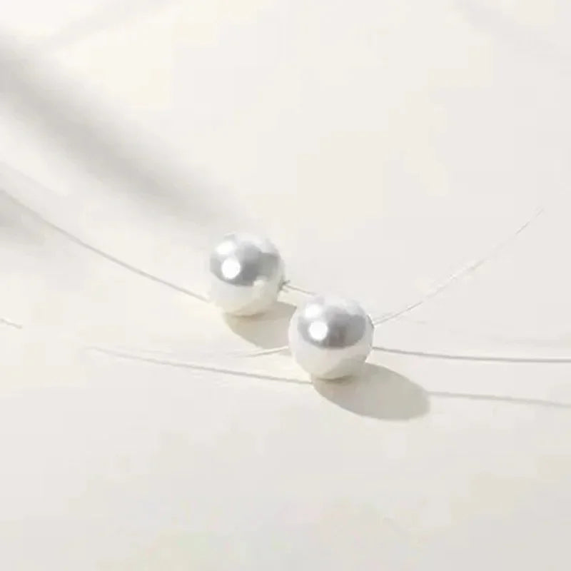 Pearl Floating Necklace