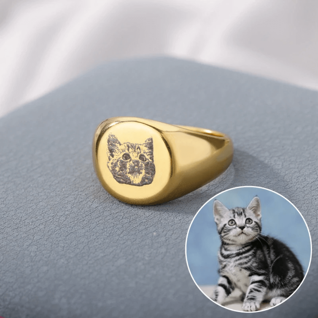 Personalized Pet Photo Ring