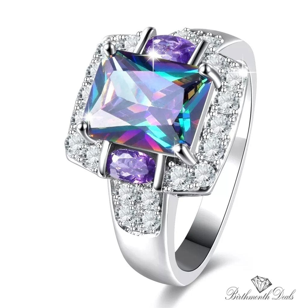 June Alexandrite Birthstone Ring - Birthmonth Deals