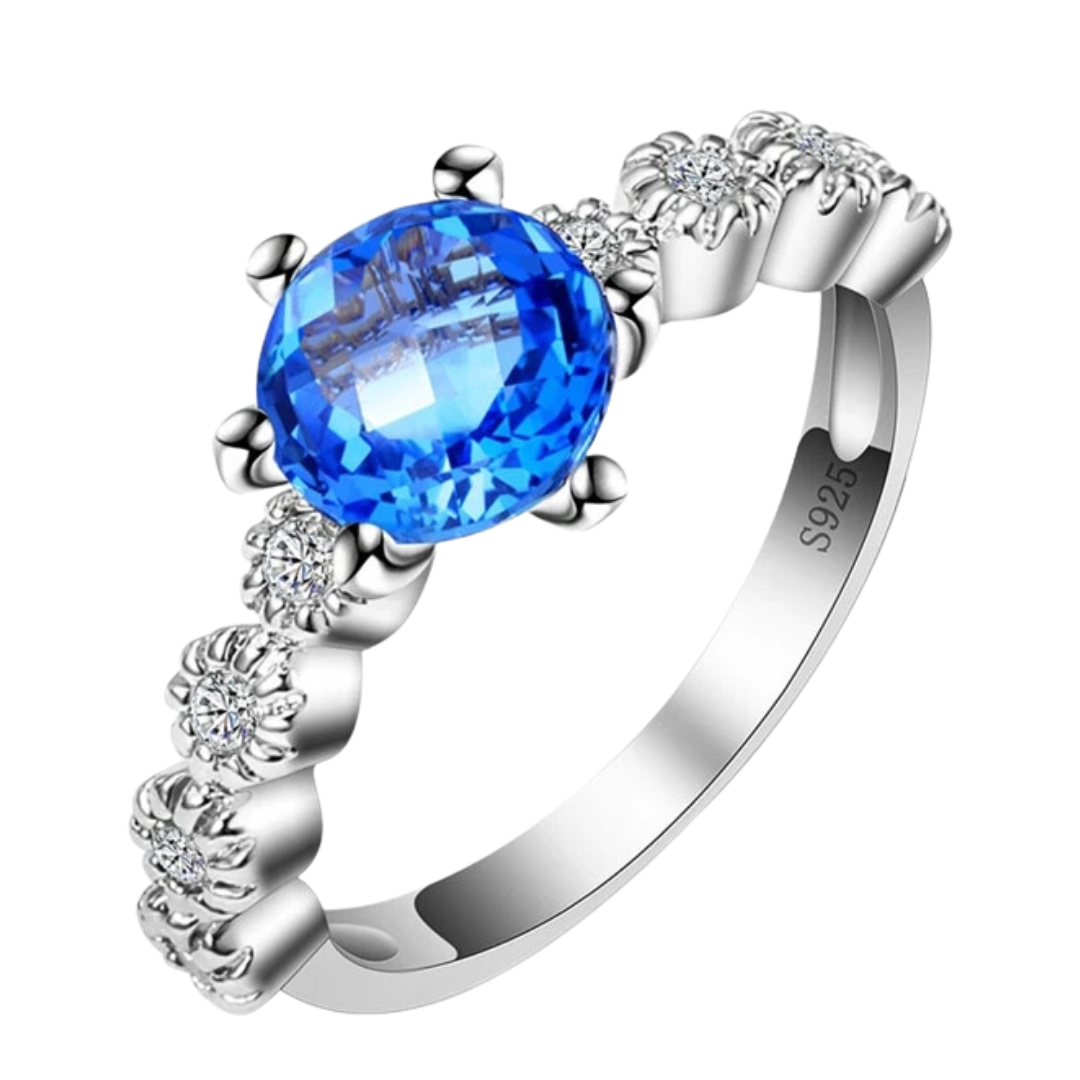 September Sapphire Birthstone Ring