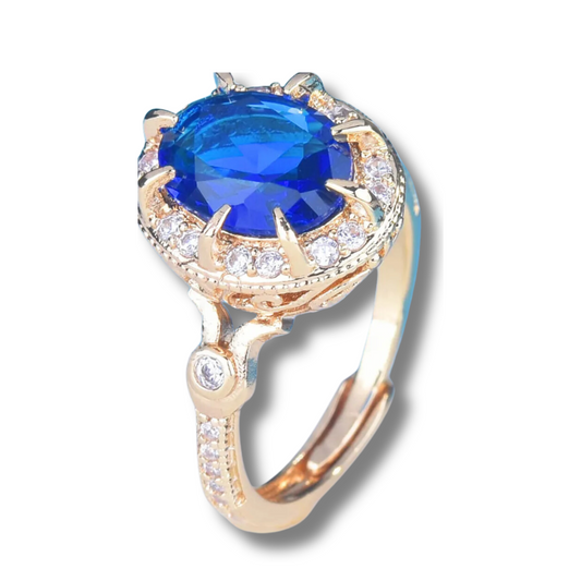 September Sapphire Birthstone Ring