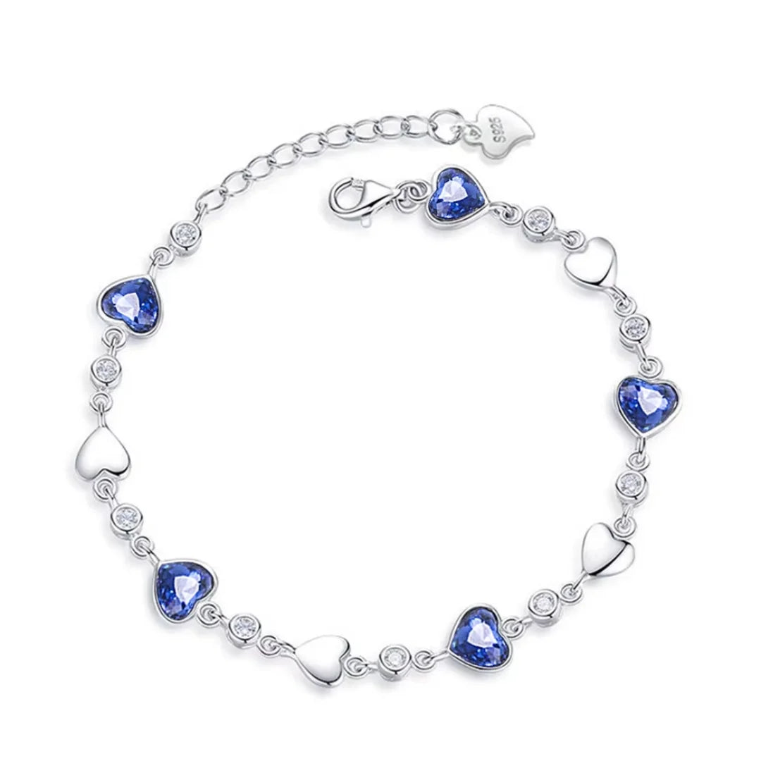 September Sapphire Birthstone Bracelet