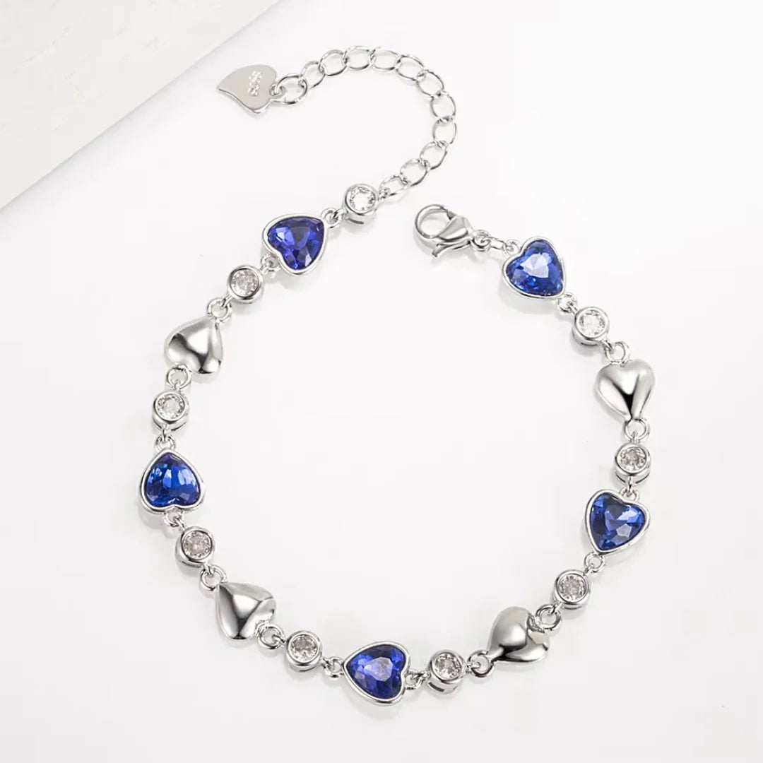 September Sapphire Birthstone Bracelet