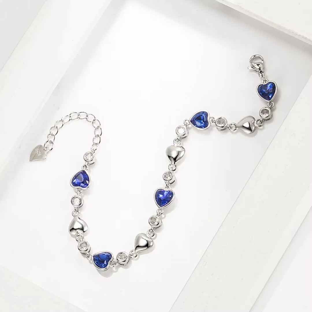 September Sapphire Birthstone Bracelet