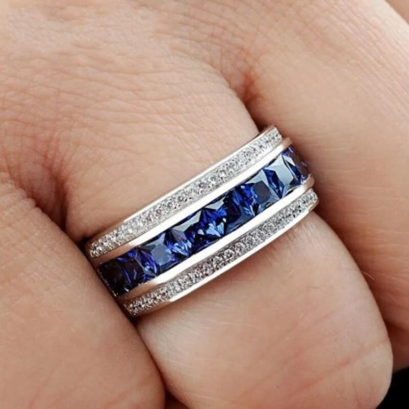 September Sapphire Birthstone Ring