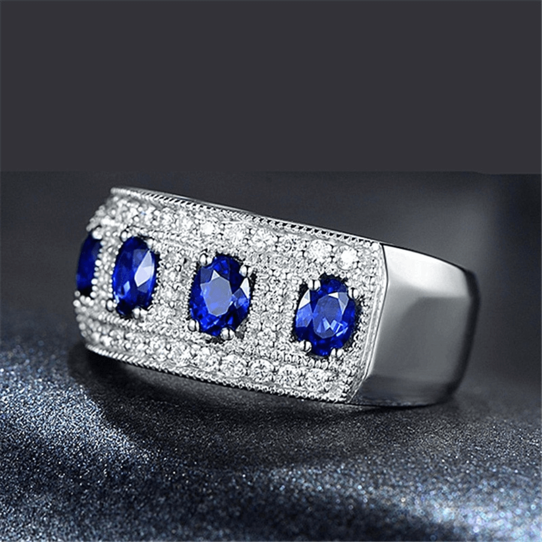 September Sapphire Birthstone Ring