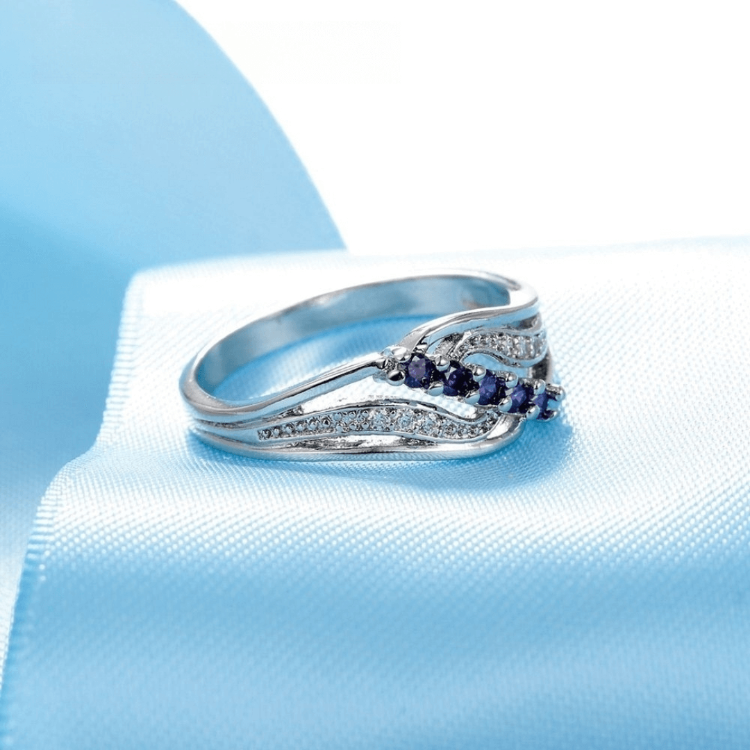 September Sapphire Birthstone Ring