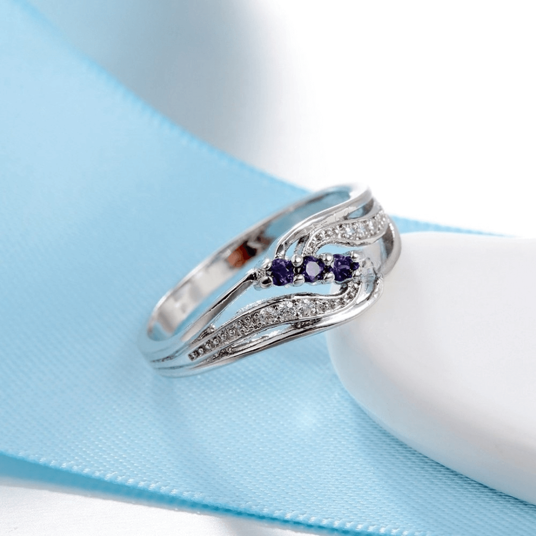 September Sapphire Birthstone Ring