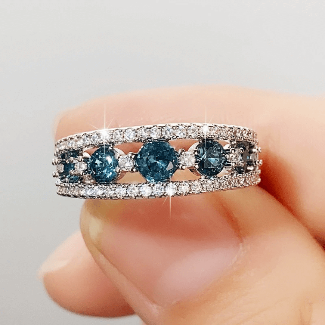 September Sapphire Birthstone Ring