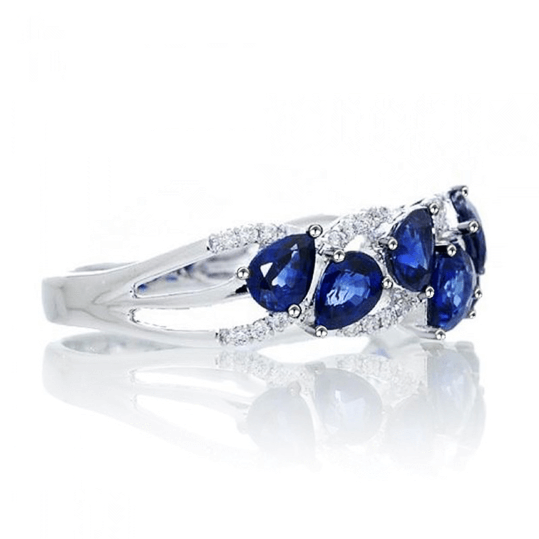 September Sapphire Birthstone Ring