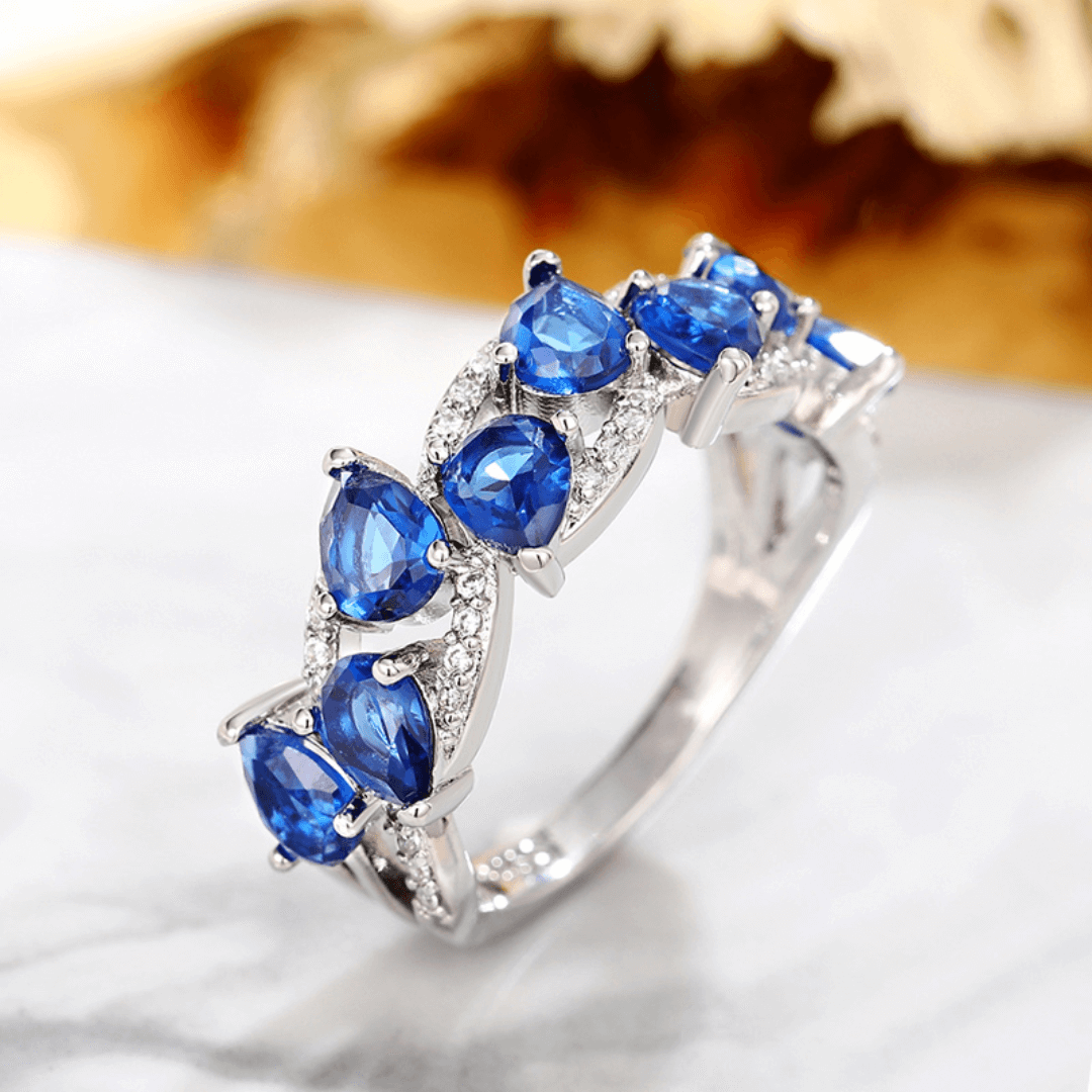 September Sapphire Birthstone Ring