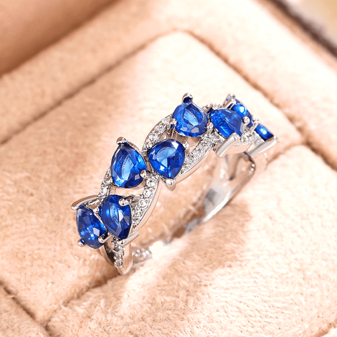 September Sapphire Birthstone Ring