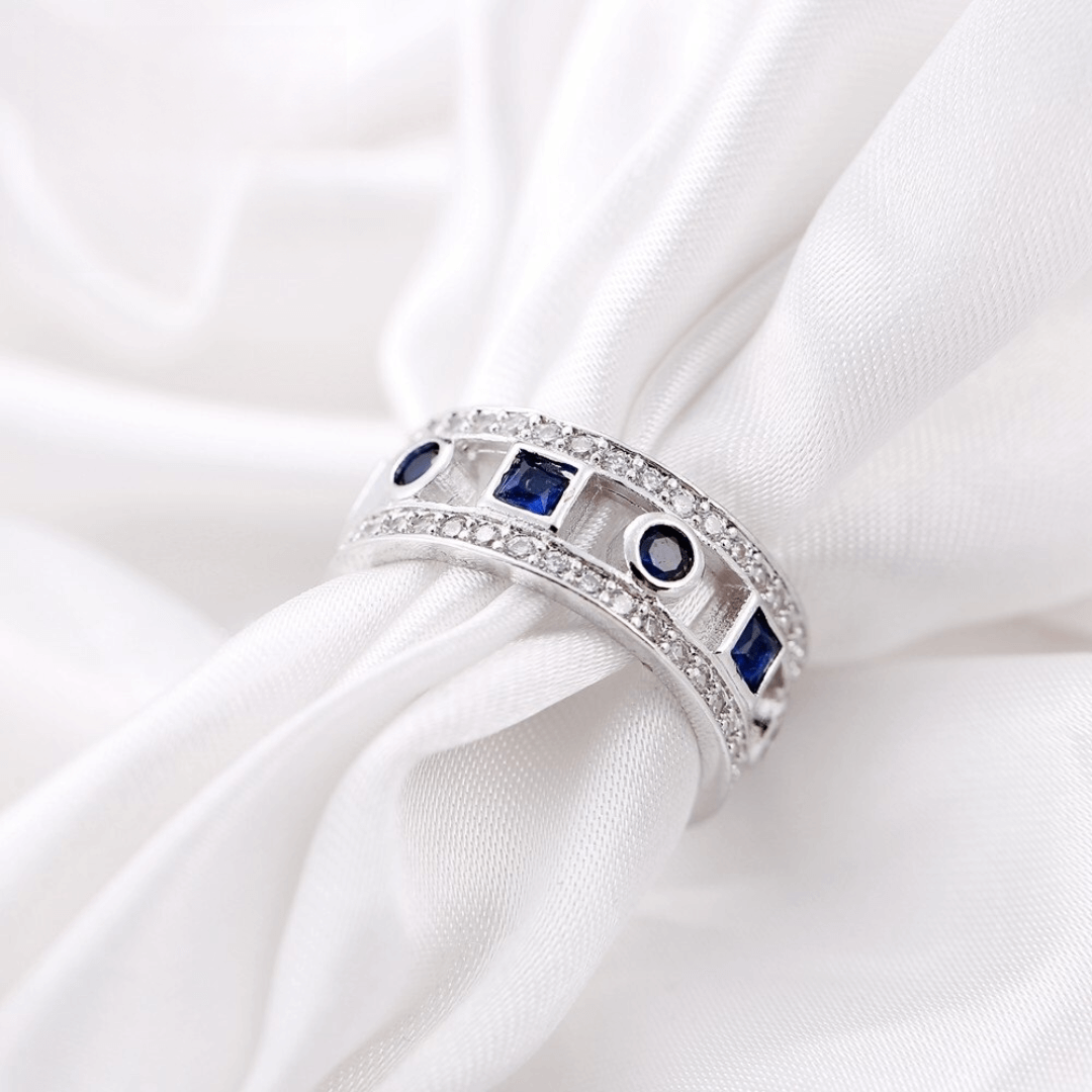 September Sapphire Birthstone Ring