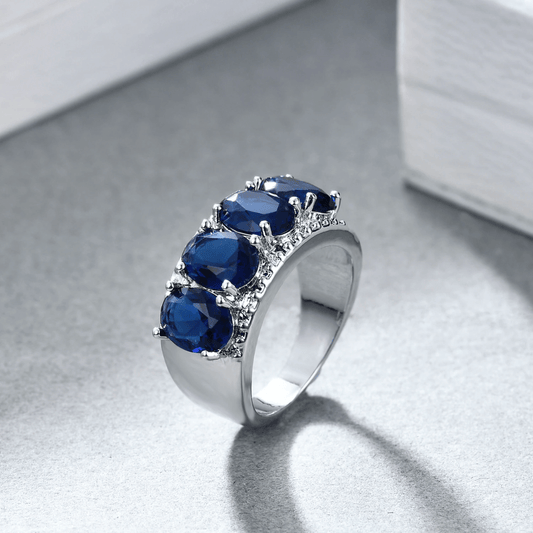 September Sapphire Birthstone Ring